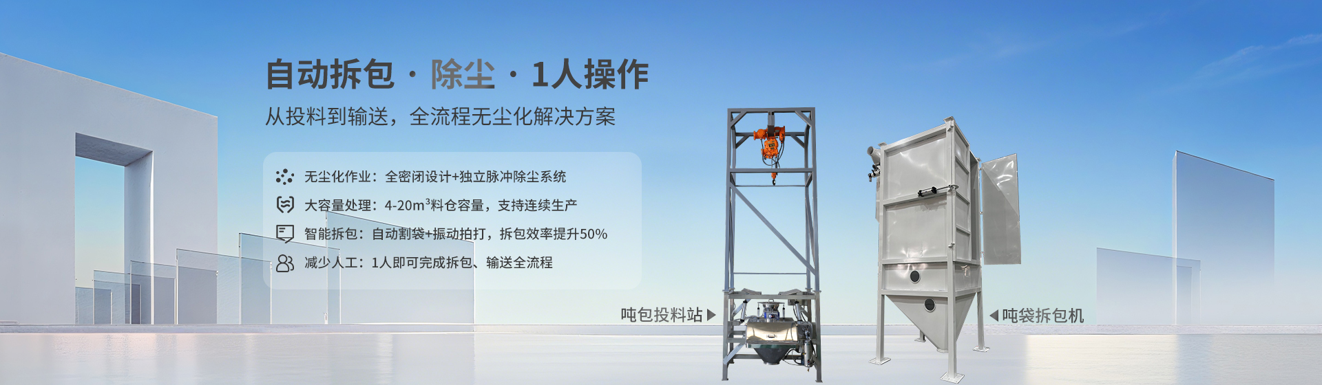 噸袋拆包機banner 噸袋拆包機banner